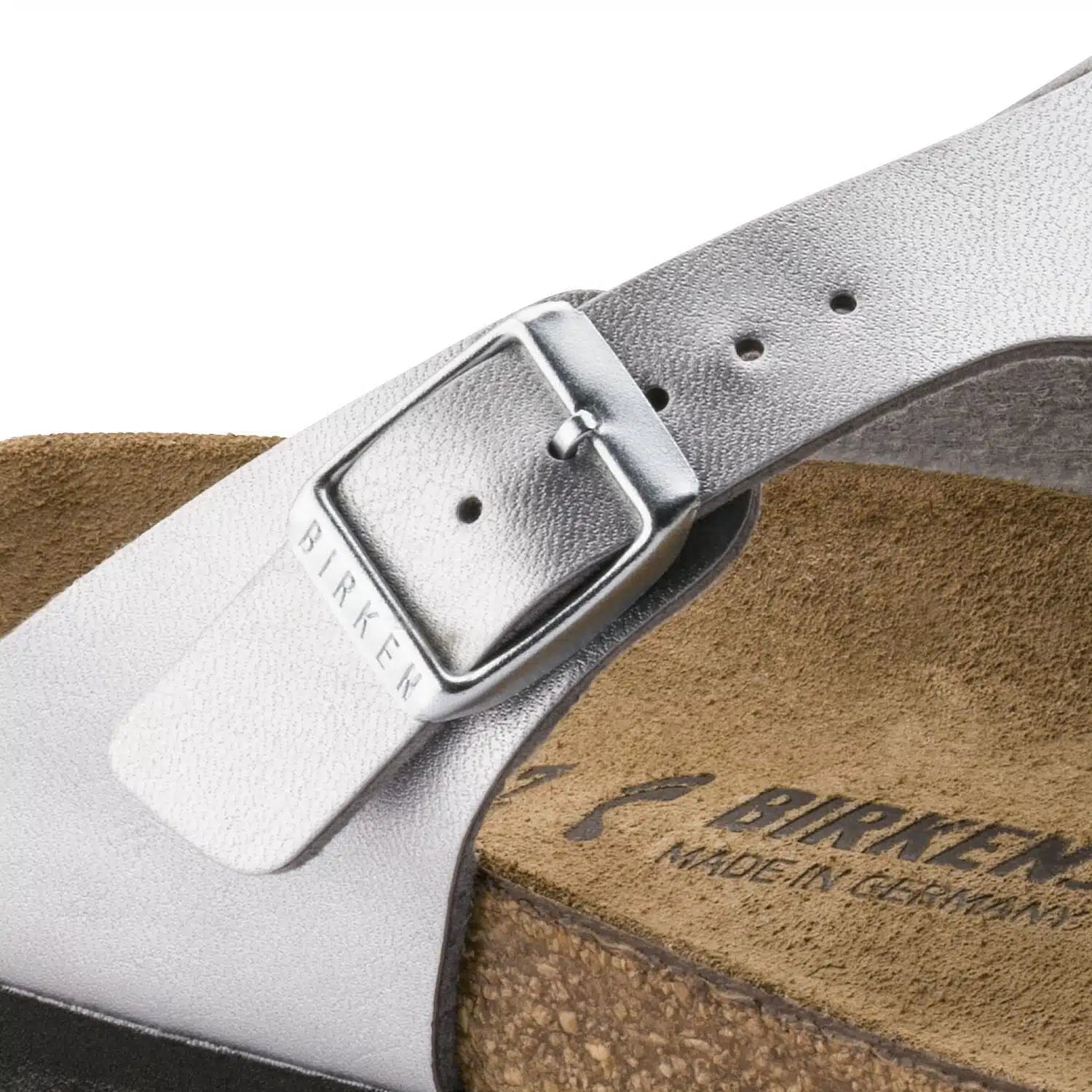 Birkenstock Gizeh Matt Silver Thong Sandals — Women’s Comfort & Style