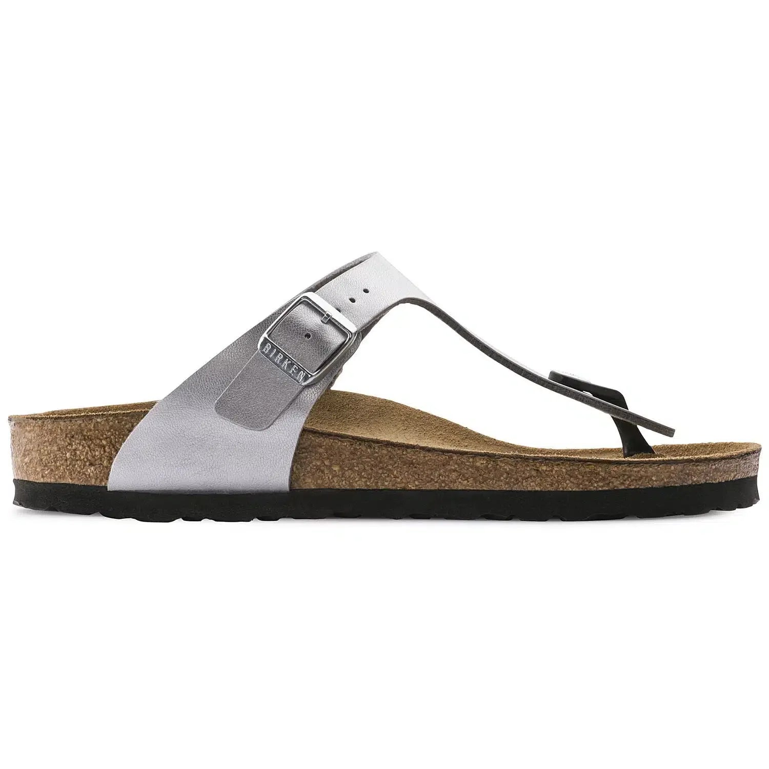 Birkenstock Gizeh Matt Silver Thong Sandals — Women’s Comfort & Style