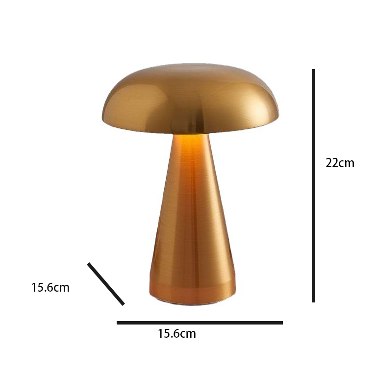 USB-C Rechargeable Wireless Table Lamp with 1800mAh Battery