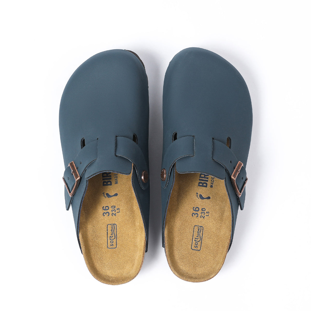 Birkenstock Boston Classic Blue Clogs