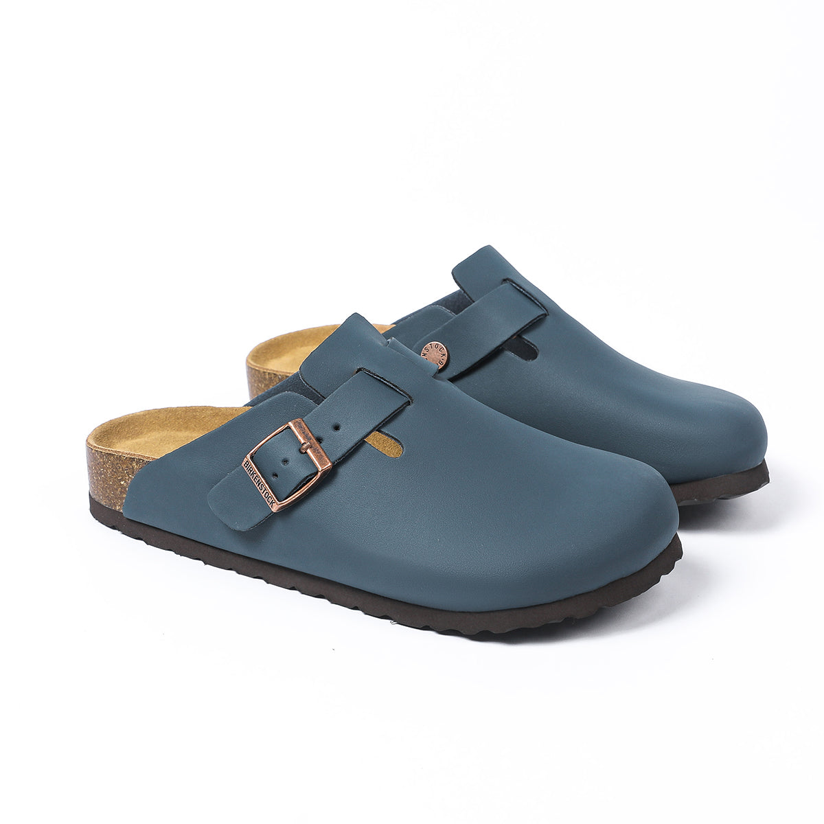 Birkenstock Boston Classic Blue Clogs