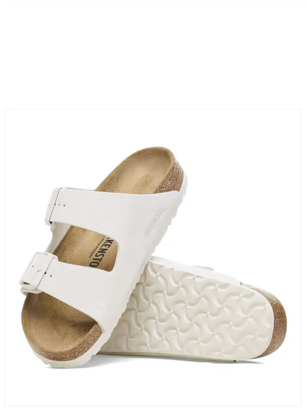 Birkenstock Arizona Classic White Suede Unisex Sandals