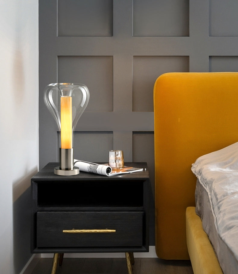 Soreana LED Lava‑Art Glass Table Lamp