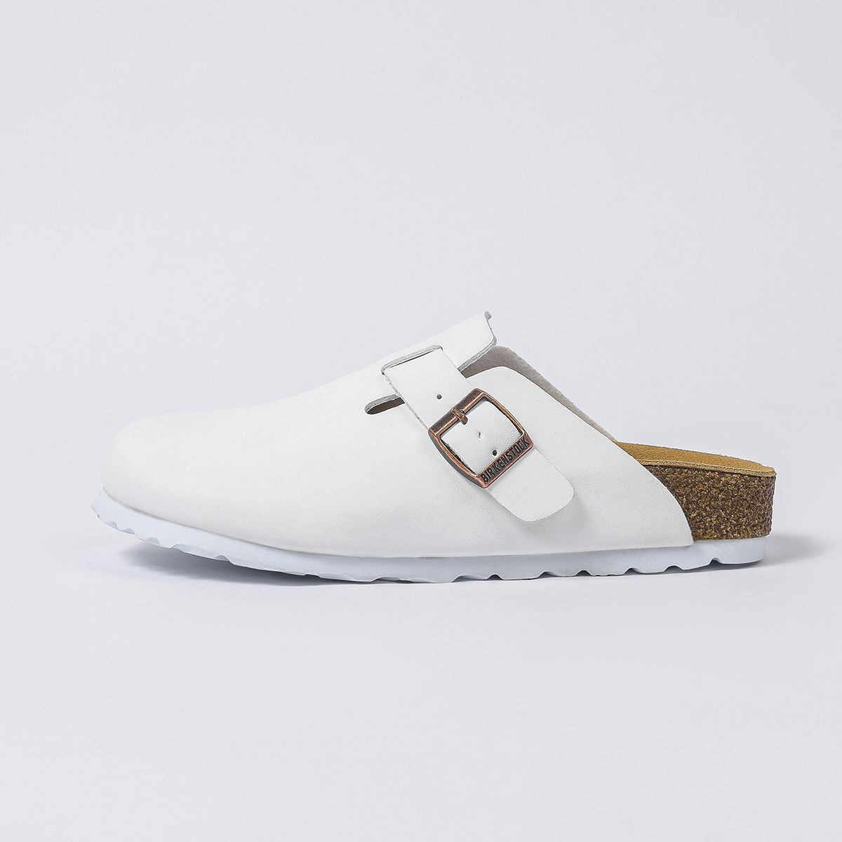 Birkenstock Boston Classic White Clogs