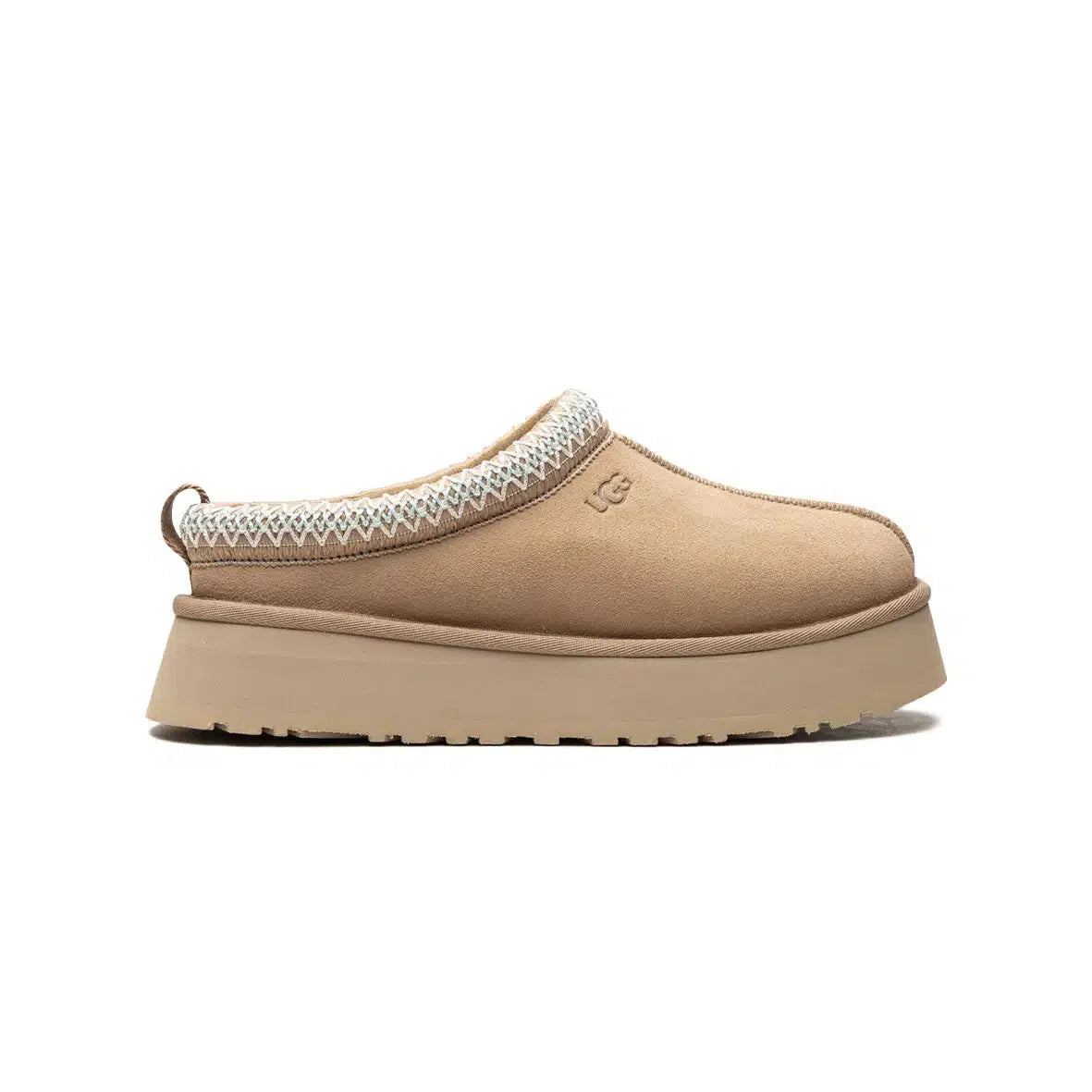UGG Tazz Slippers Sand Beige – Elegant & Comfortable with Elevated Sole