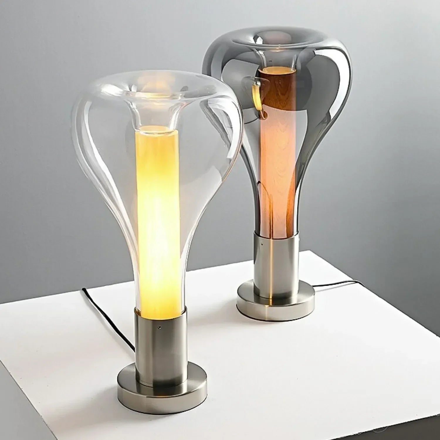 Soreana LED Lava‑Art Glass Table Lamp