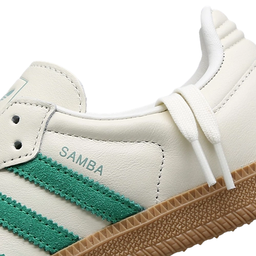 Adidas Originals Samba OG Uomo Bianco Verde - immagine 7