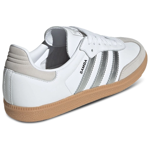 Adidas Originals Samba OG Donna Core White Silver - immagine 3