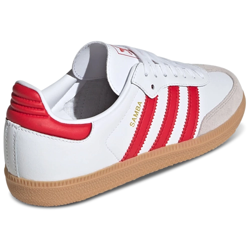 Adidas Originals Samba OG Uomo Bianco Rosso - immagine 3