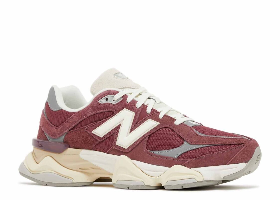 New Balance 9060 Donna Bordeaux Lavato - immagine 2
